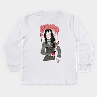 Wendy Torrance from The Shining Kids Long Sleeve T-Shirt